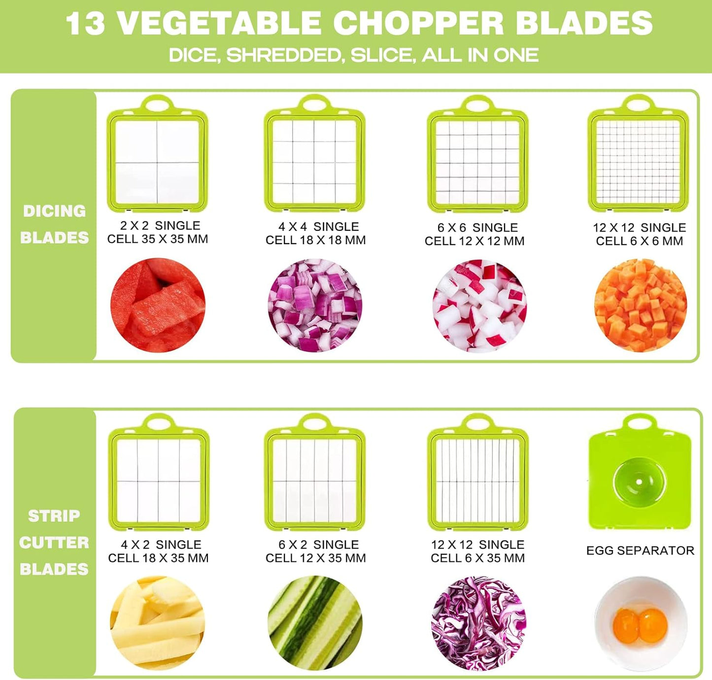 CORTADOR DE VERDURAS CHOPPER 22 En 1✔️