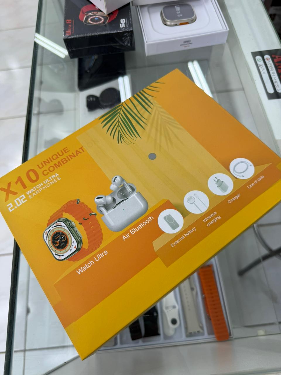 SMARTWATCH X10 CON AURICULAR INALAMBRICO 6 EN 1.