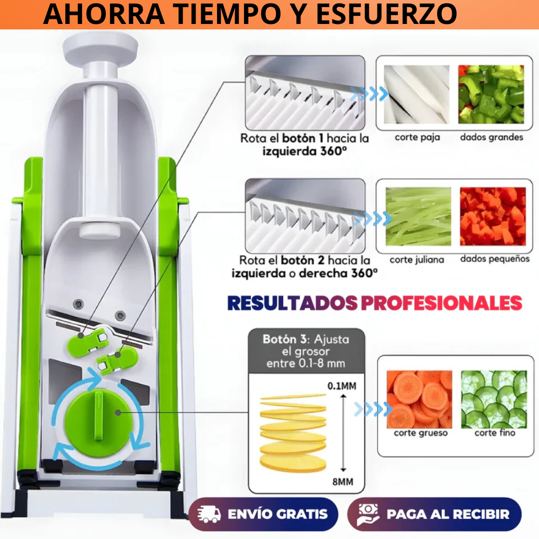 CORTADOR DE VERDURAS MULTIFUNCIONAL®️