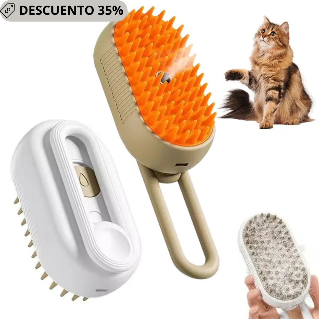 CEPILLO CON VAPOR PARA MASCOTA