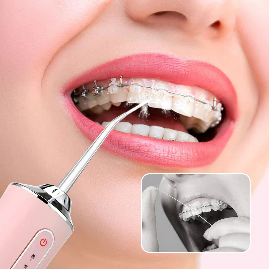LIMPIADOR DENTAL, IRRIGADOR ORAL RECARGABLE®️