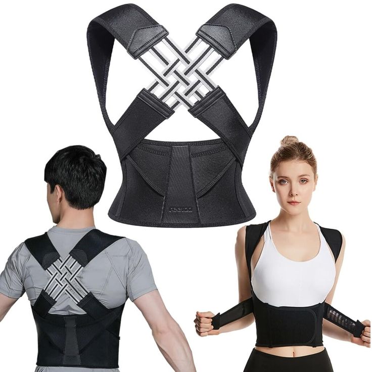Corrector Ortopédico de Postura Ajustable Unisex.