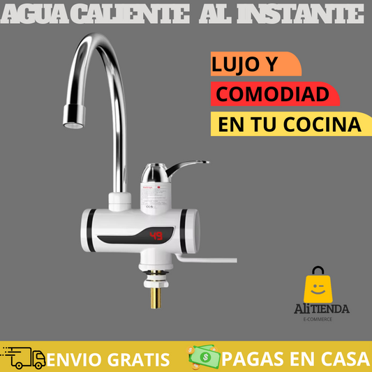 AGUA CALIENTE AL INSTANTE, SIN COMPLICACIONES!💧✔️