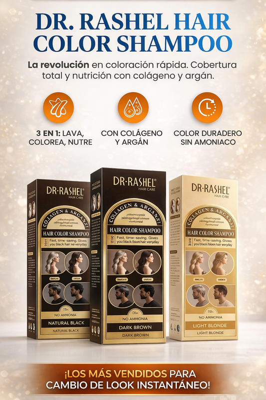 Shampoo Cubre Cana 400 ML Dr. Rashel ORIGINAL®️