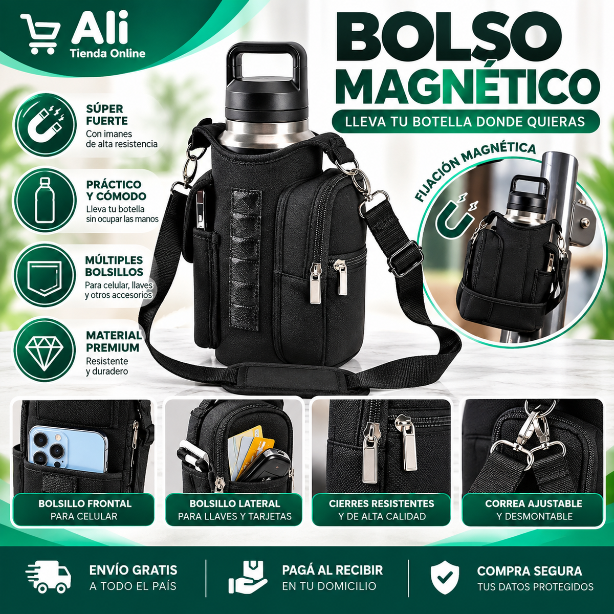 Bolso Magnético Impermeable®️