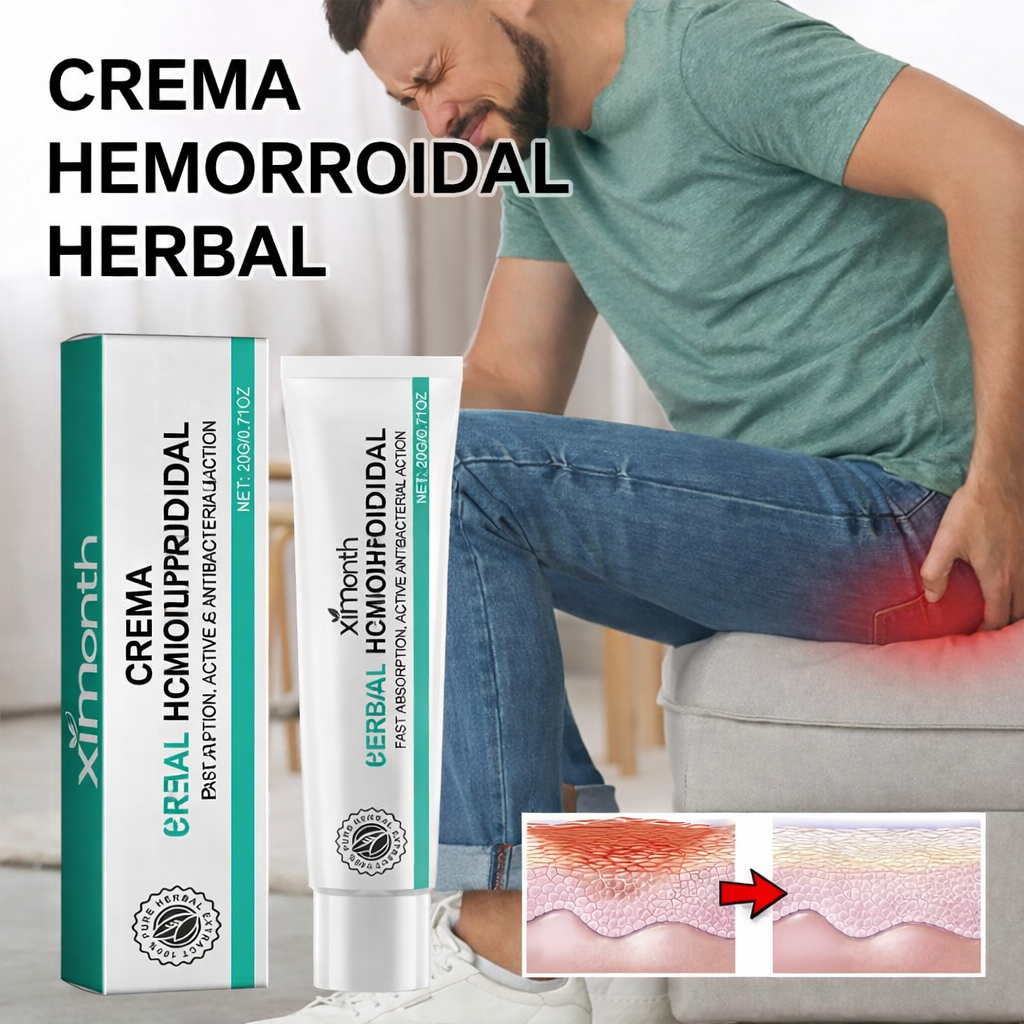 Crema HerbaPlus para Hemorroides®️
