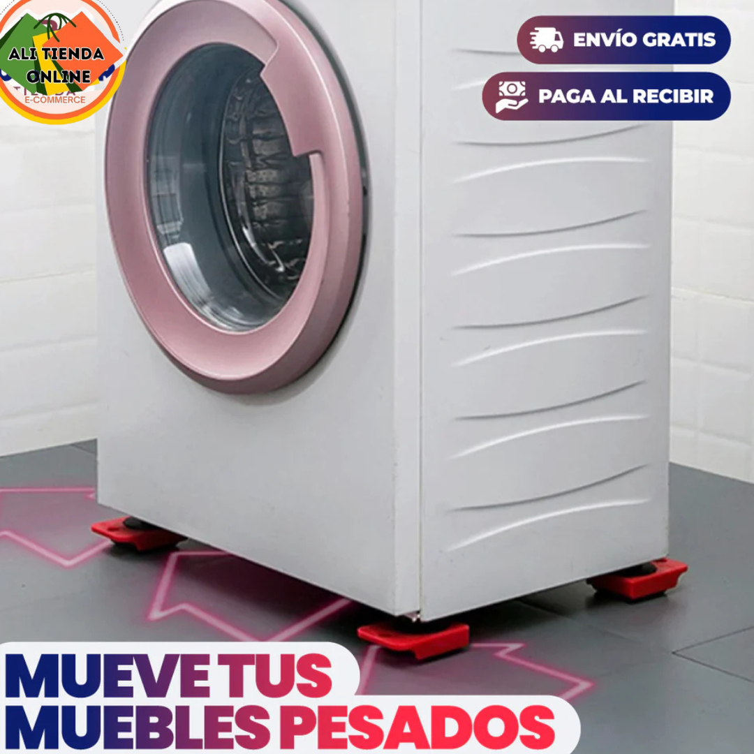 ELEVADOR PORTATIL PARA MUEBLES PESADOS®️