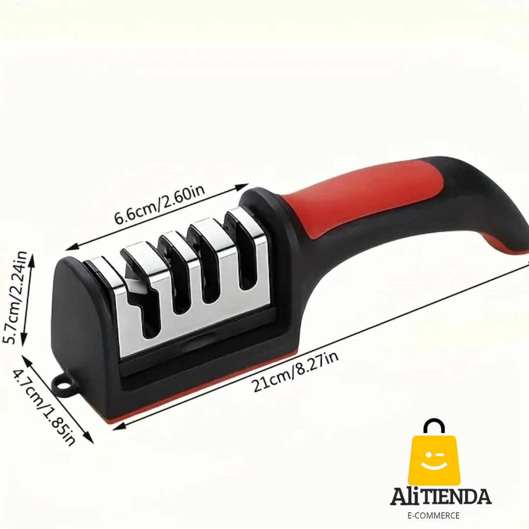 Afilador de Cuchillos y Tijeras 3 en 1