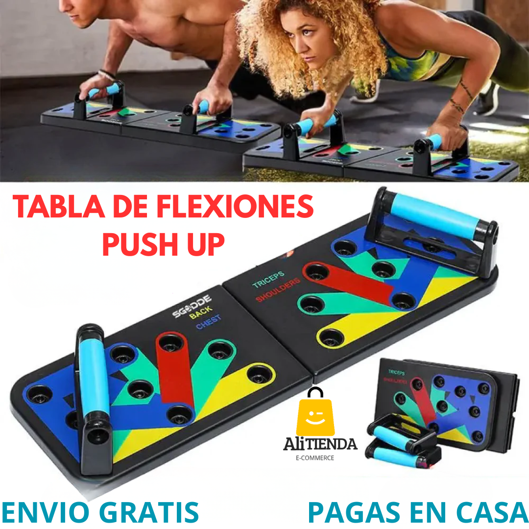 Tabla de Flexiones Push Up Multifuncional®️.
