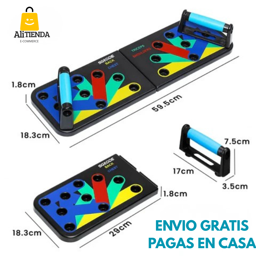 Tabla de Flexiones Push Up Multifuncional®️.