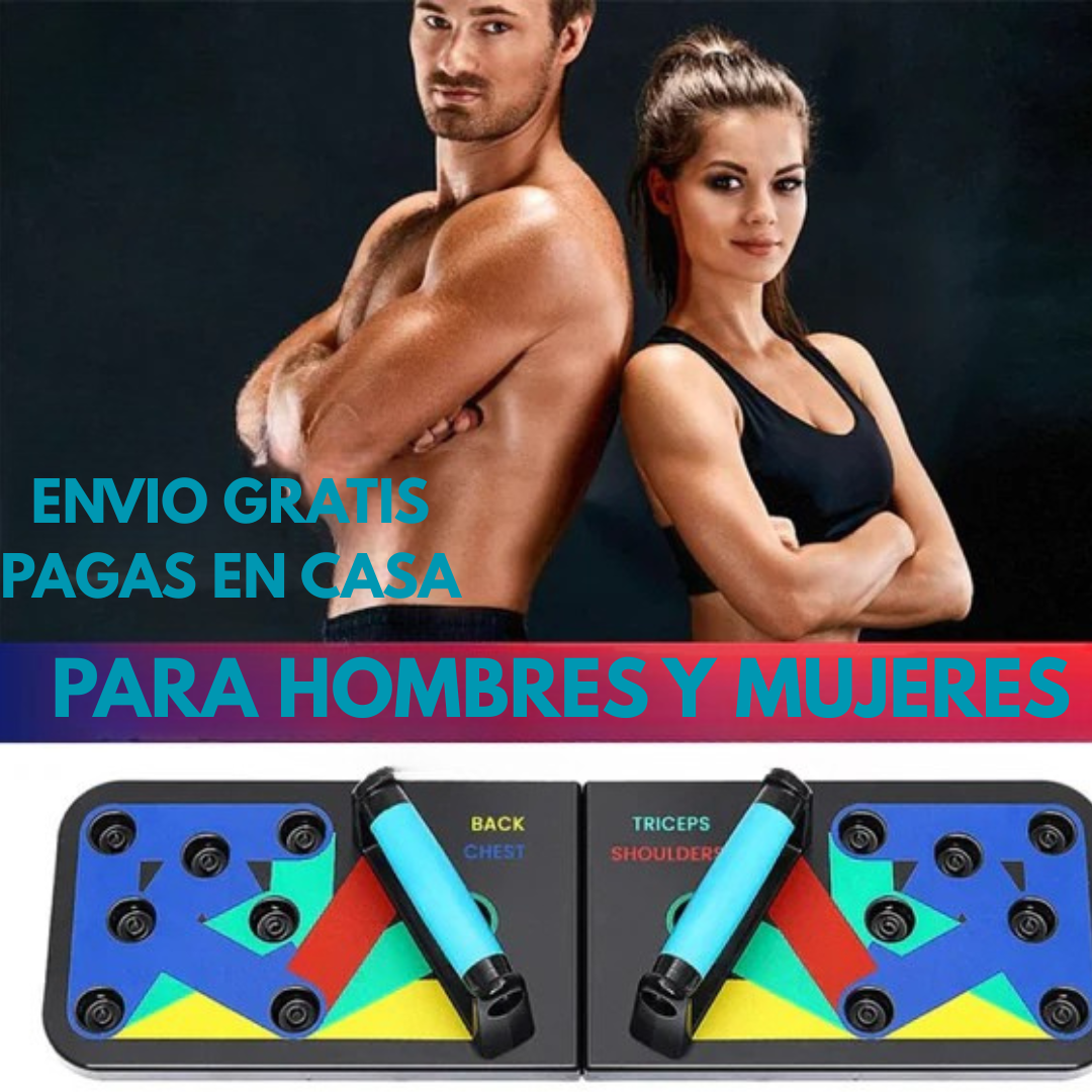 Tabla de Flexiones Push Up Multifuncional®️.