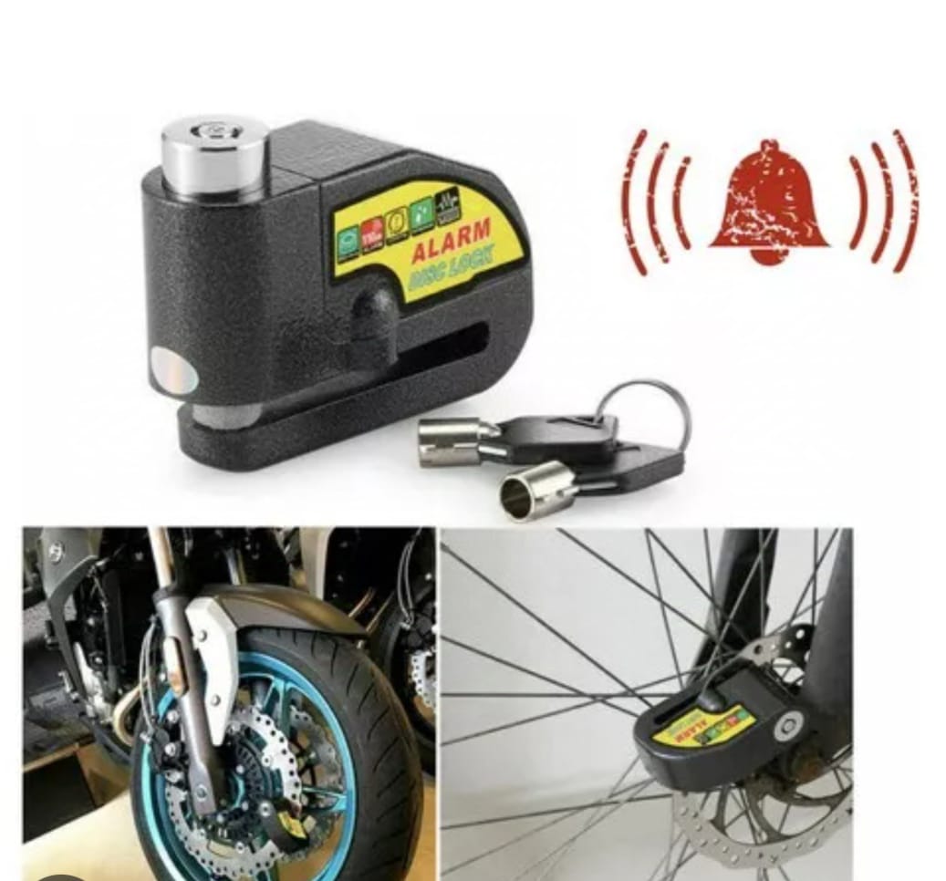 Candado Alarma Para Disco De Moto