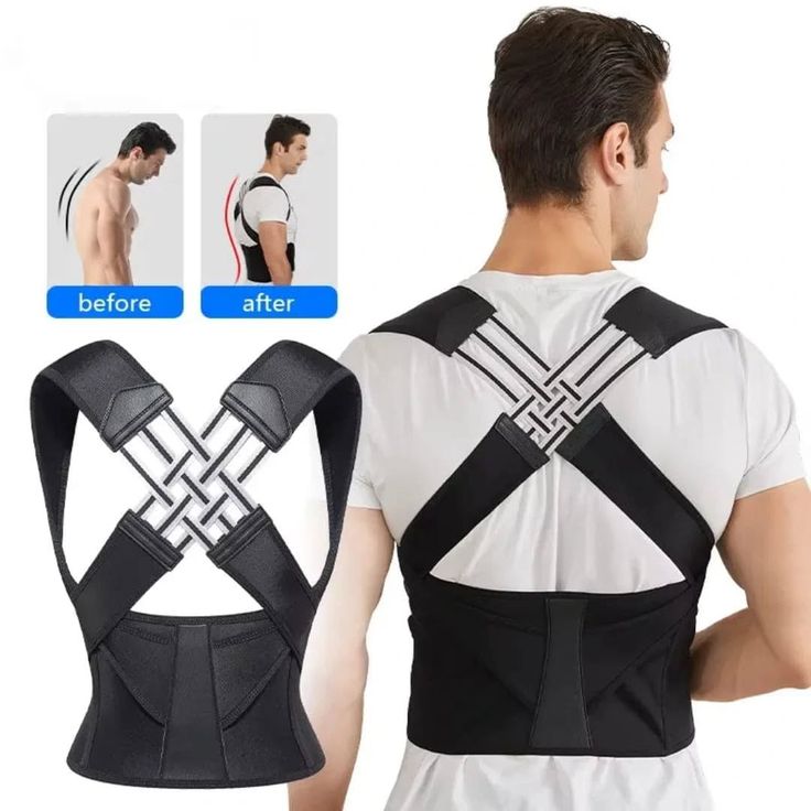 Corrector Ortopédico de Postura Ajustable Unisex.