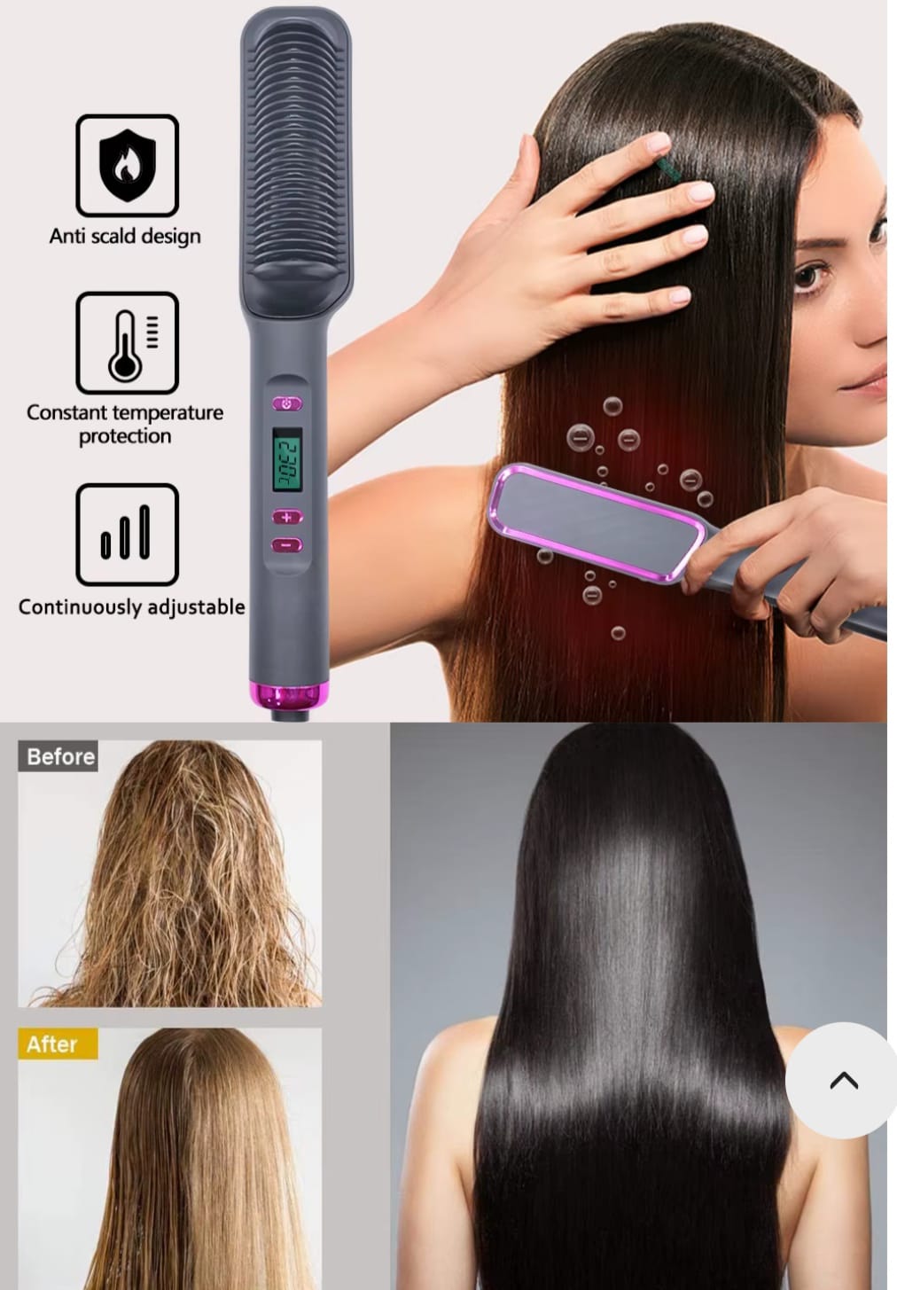 Cepillo Alisador De Pelo Straightener®️